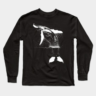 Breaching Humpback Whale Long Sleeve T-Shirt